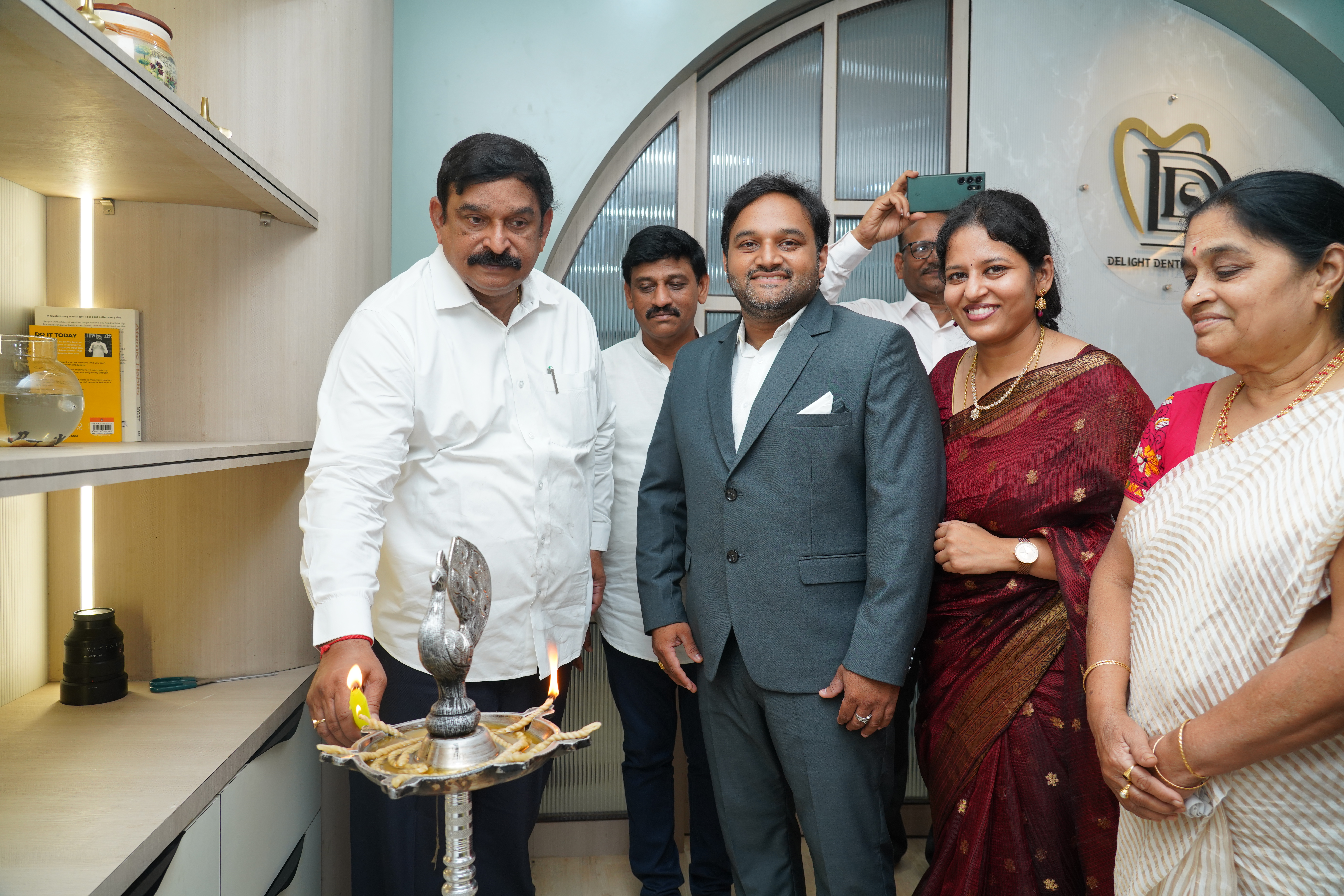 Grand Opening ceremony — lamp lighting